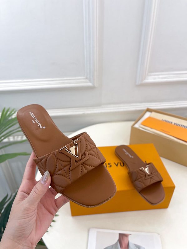 ルイヴィトン 靴 LV マレ ミュール 2025新作 ワインレッド lv303408 N品 ルイヴィトン サンダル レディース 新作 - 画像 (6)