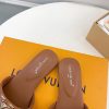ルイヴィトン 靴 LV マレ ミュール 2025新作 ワインレッド lv303408 N品 ルイヴィトン サンダル レディース 新作 - 画像 (4)
