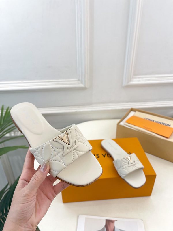ルイヴィトン 靴 LV マレ ミュール 2025新作 ホワイト lv303409 N品 ルイヴィトン サンダル レディース 新作 - 画像 (6)