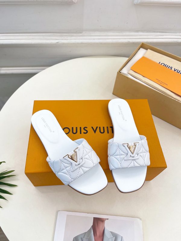 ルイヴィトン 靴 LV マレ ミュール 2025新作 ホワイト lv303410 N品 ヴィトン ミュール レディース - 画像 (9)