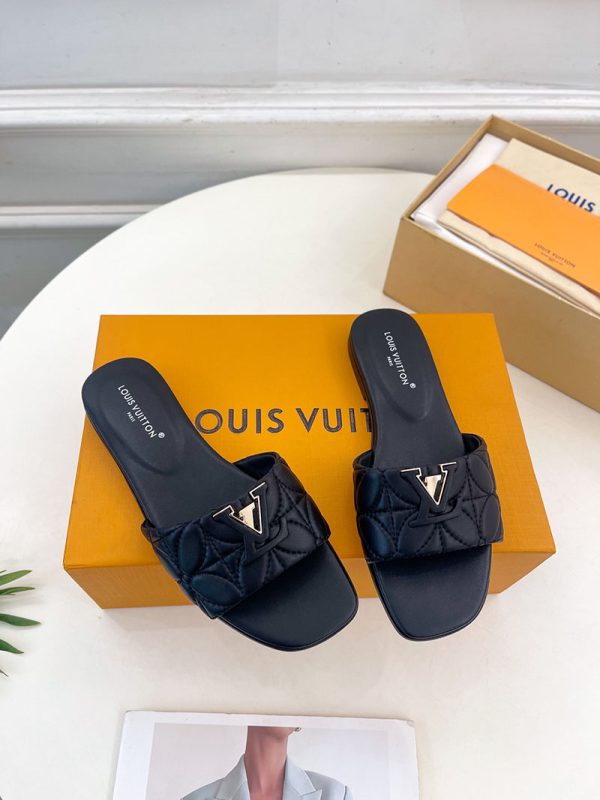 ルイヴィトン 靴 LV マレ ミュール 2025新作 ブラック lv303411 N品 ヴィトン ミュール レディース - 画像 (9)