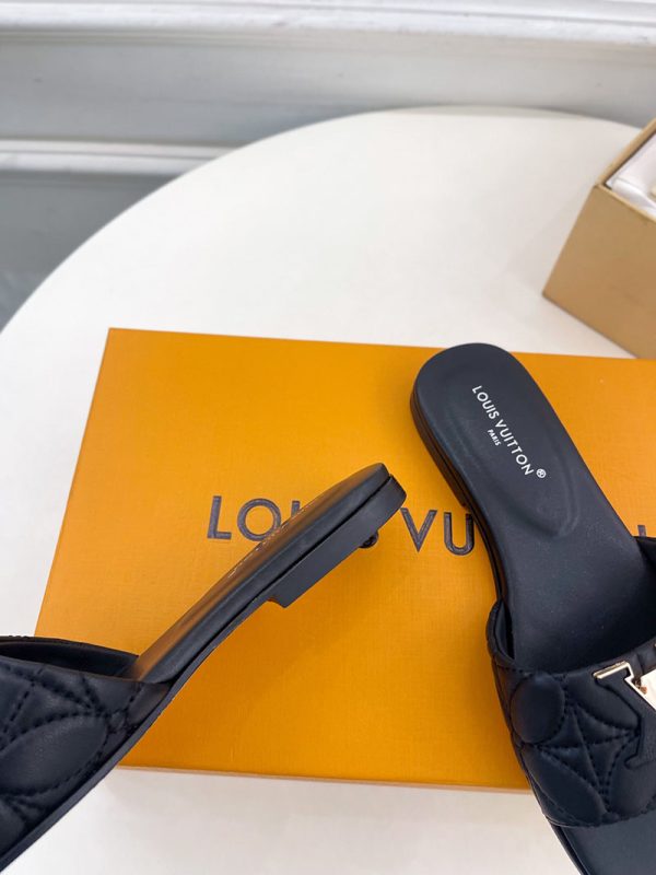 ルイヴィトン 靴 LV マレ ミュール 2025新作 ブラック lv303411 N品 ヴィトン ミュール レディース - 画像 (4)