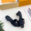 ルイヴィトン 靴 LV マレ ミュール 2025新作 ヒール5cm レディース 1ADCUW ノワール - 画像 (6)