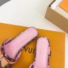 ルイヴィトン 靴 ルイヴィトン 村上隆 2025 ミュール サンダル フラット サクラブラウン lv303418 ルイヴィトン 村上隆 第3章 - 画像 (4)