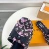 ルイヴィトン 靴 ルイヴィトン 村上隆 2025 ミュール サンダル フラット ブラック lv303420 ルイヴィトン 村上隆 第3章 - 画像 (5)