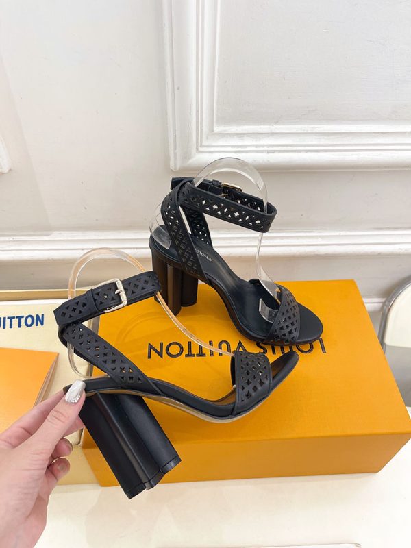 ルイヴィトン 靴 LV シルエットサンダル メッシュレザーストラップ ブラック lv303421 ルイヴィトン サンダル 新作 2025 - 画像 (7)