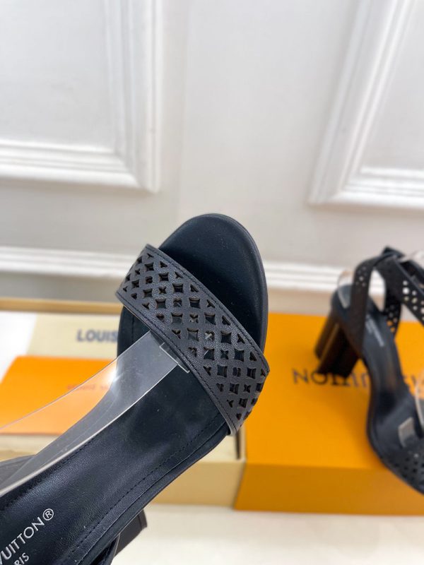 ルイヴィトン 靴 LV シルエットサンダル メッシュレザーストラップ ブラック lv303421 ルイヴィトン サンダル 新作 2025 - 画像 (4)
