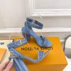ルイヴィトン 靴 LV シルエットサンダル メッシュレザーストラップ スカイブルー lv303422 ルイヴィトン サンダル 新作 2025 - 画像 (7)