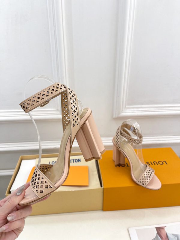 ルイヴィトン 靴 LV シルエットサンダル メッシュレザーストラップ ベージュ lv303423 ルイヴィトン サンダル 新作 2025 - 画像 (5)