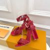 ルイヴィトン 靴 LV シルエットサンダル メッシュレザーストラップ レッド lv303424 ルイヴィトン サンダル 新作 2025 - 画像 (5)