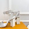ルイヴィトン 靴 LV シルエットサンダル メッシュレザーストラップ ホワイト lv303425 ルイヴィトン サンダル 新作 2025 - 画像 (3)