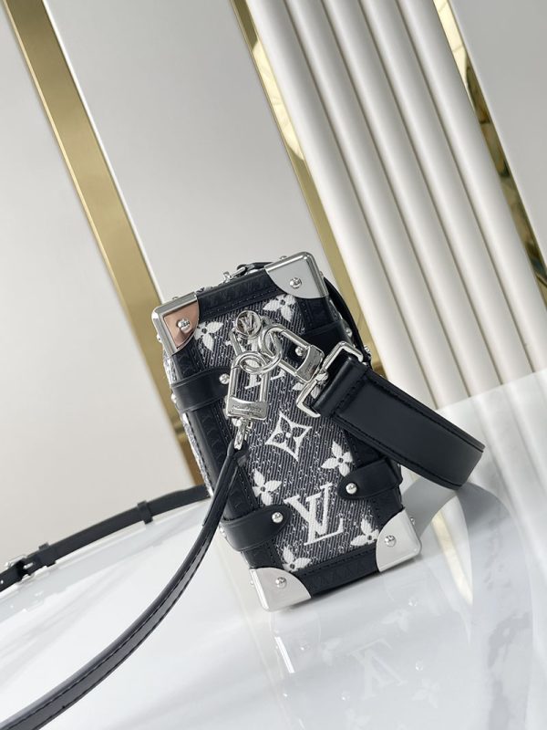 LOUIS VUITTON サイドトランク MM ショルダーバッグ レディース M21460 グレー 超N品 - 画像 (6)