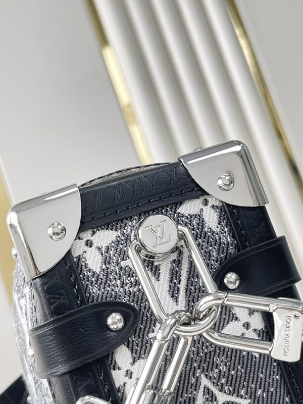 LOUIS VUITTON サイドトランク MM ショルダーバッグ レディース M21460 グレー 超N品 - 画像 (5)