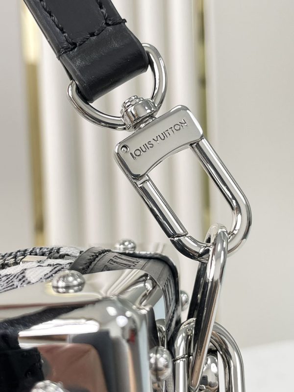 LOUIS VUITTON サイドトランク MM ショルダーバッグ レディース M21460 グレー 超N品 - 画像 (4)