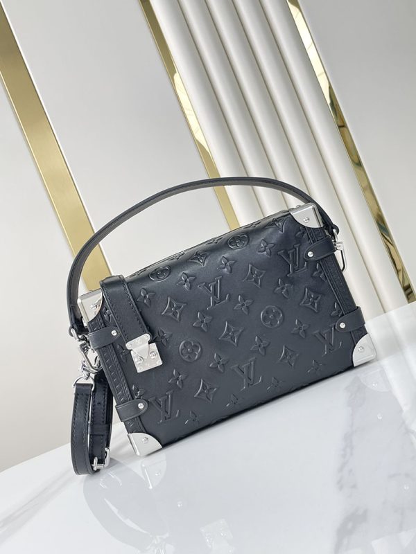 LOUIS VUITTON ハンドバッグ モノグラム カーフレザー サイドトランク M21709 2way ブラック 黒 超N品 - 画像 (9)