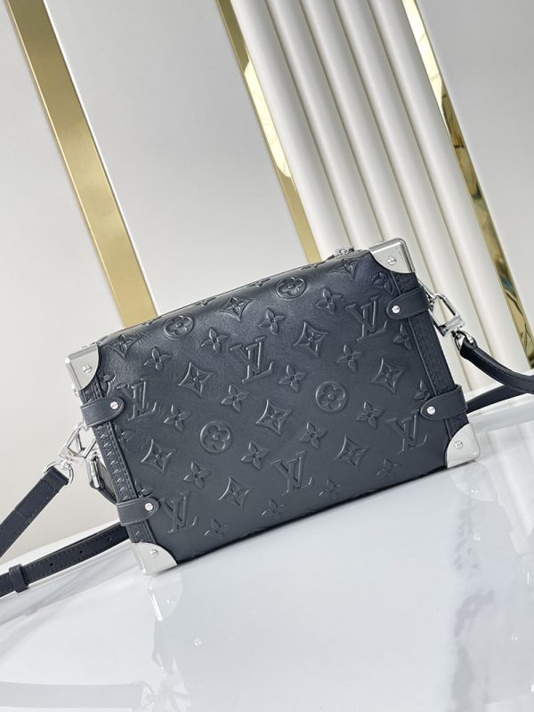 LOUIS VUITTON ハンドバッグ モノグラム カーフレザー サイドトランク M21709 2way ブラック 黒 超N品 - 画像 (8)