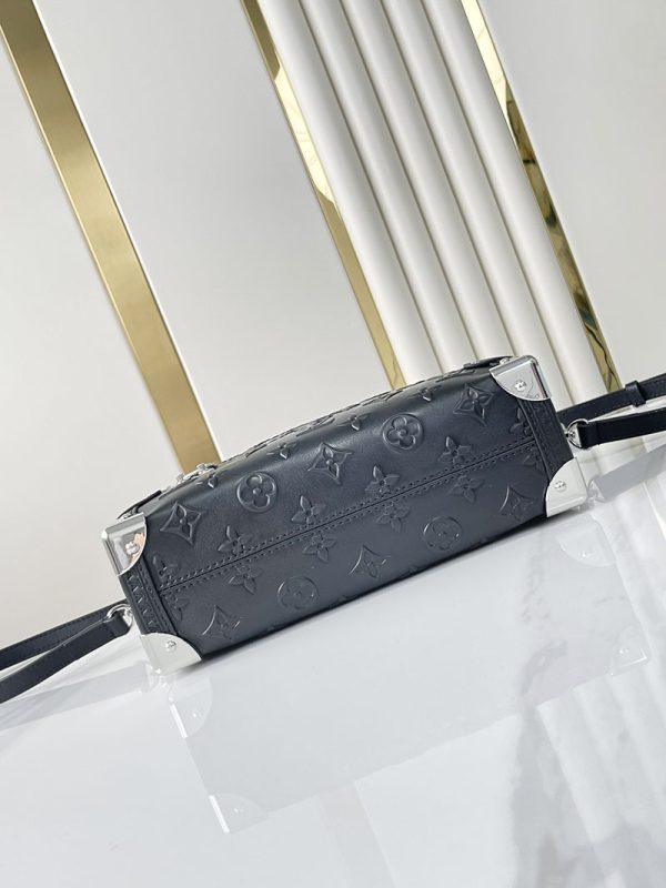 LOUIS VUITTON ハンドバッグ モノグラム カーフレザー サイドトランク M21709 2way ブラック 黒 超N品 - 画像 (7)