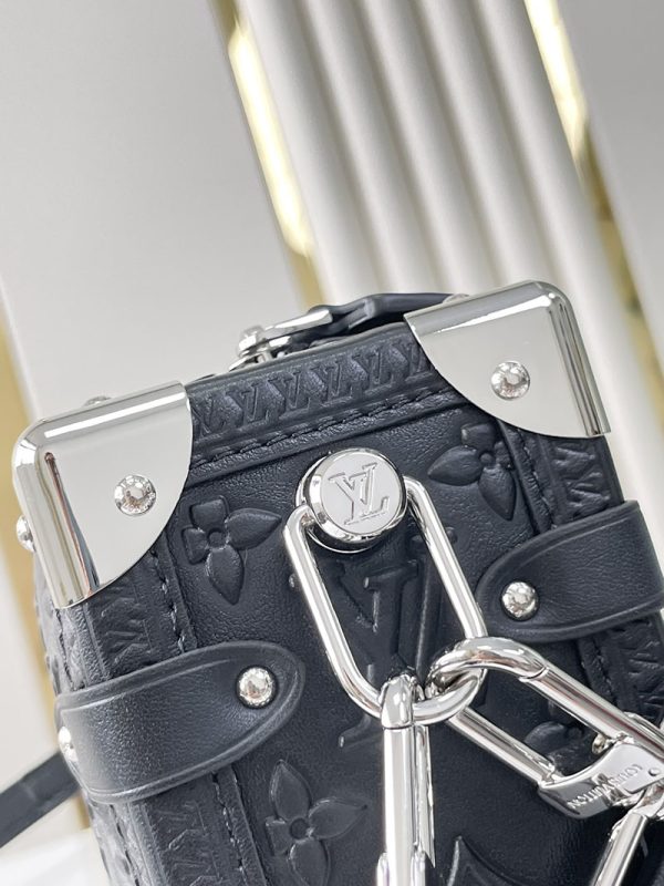 LOUIS VUITTON ハンドバッグ モノグラム カーフレザー サイドトランク M21709 2way ブラック 黒 超N品 - 画像 (5)