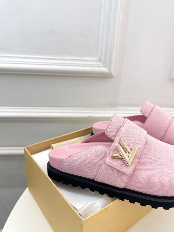 ルイヴィトン 靴 LV コージー ミュール COSY COMFORT ピンク lv303427 N品 ヴィトン ミュール レディース - 画像 (4)