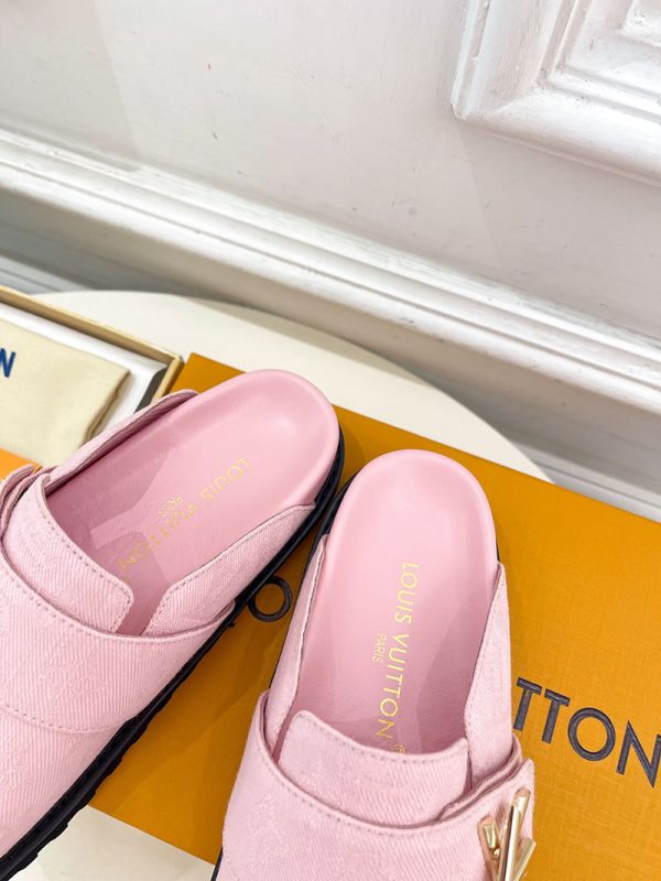 ルイヴィトン 靴 LV コージー ミュール COSY COMFORT ピンク lv303427 N品 ヴィトン ミュール レディース - 画像 (3)