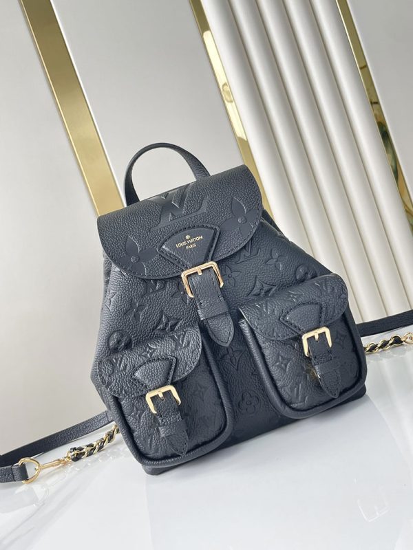 LOUIS VUITTON モノグラム アンプラント バックアップ M47072 リュックサック ブラック 黒 超N品 - 画像 (9)