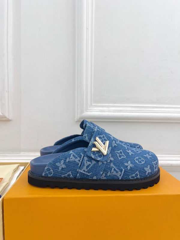 ルイヴィトン 靴 LV コージー ミュール COSY COMFORT ブルーデニム lv303428 N品 ヴィトン ミュール レディース - 画像 (9)