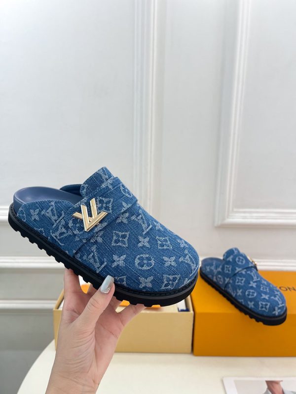 ルイヴィトン 靴 LV コージー ミュール COSY COMFORT ブルーデニム lv303428 N品 ヴィトン ミュール レディース - 画像 (7)