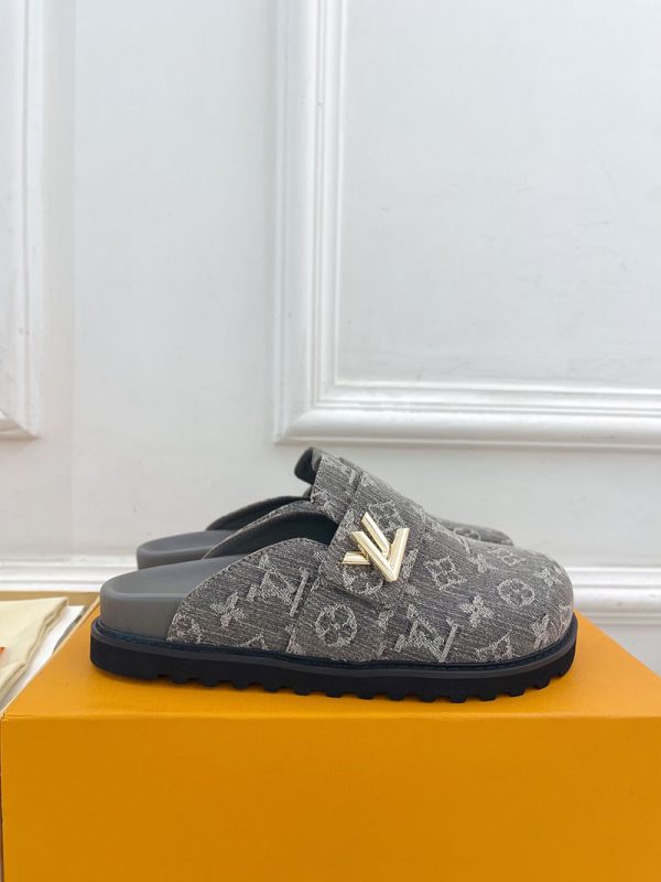 ルイヴィトン 靴 LV コージー ミュール COSY COMFORT グレー lv303429 N品 ヴィトン ミュール レディース - 画像 (9)