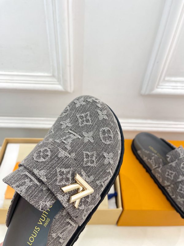 ルイヴィトン 靴 LV コージー ミュール COSY COMFORT グレー lv303429 N品 ヴィトン ミュール レディース - 画像 (5)