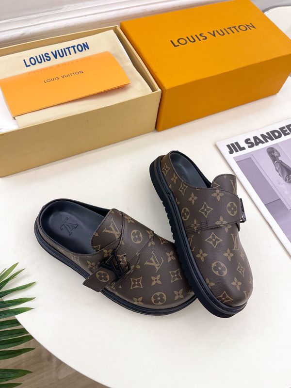 ルイヴィトン 靴 LV コージー ミュール COSY COMFORT 1AAW6K パテント モノグラム･キャンバス - 画像 (7)