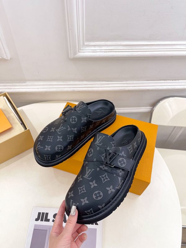 ルイヴィトン 靴 LV コージー ミュール COSY COMFORT ブラック lv303431 N品 ヴィトン ミュール レディース - 画像 (8)