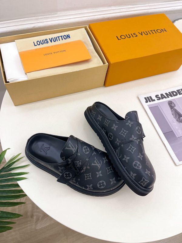 ルイヴィトン 靴 LV コージー ミュール COSY COMFORT ブラック lv303431 N品 ヴィトン ミュール レディース - 画像 (7)