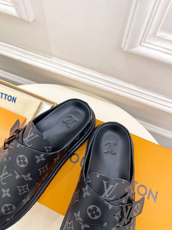 ルイヴィトン 靴 LV コージー ミュール COSY COMFORT ブラック lv303431 N品 ヴィトン ミュール レディース - 画像 (4)