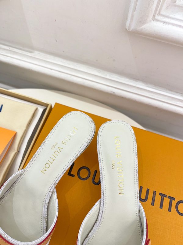 ルイヴィトン 靴 LV ミュールサンダル靴 5cm レディース lv303434 N品 ルイヴィトン ミュールサンダル ヒール - 画像 (4)