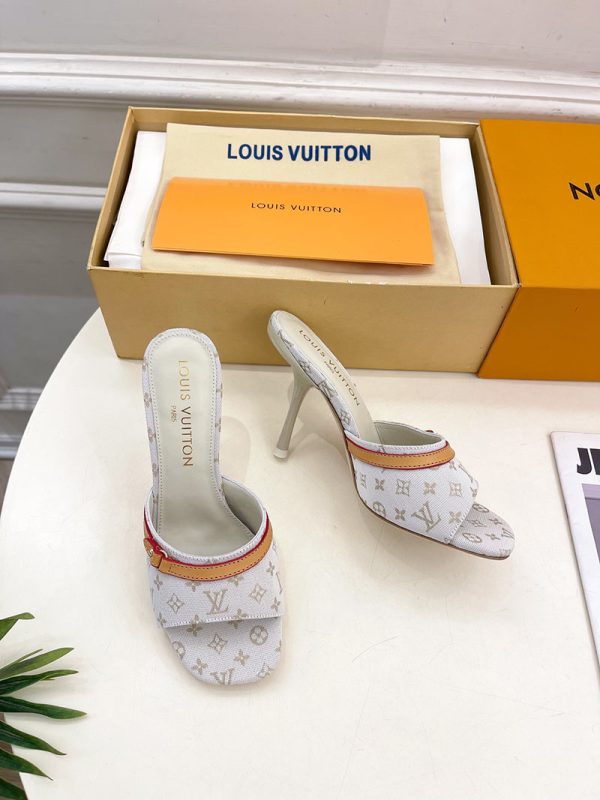 ルイヴィトン 靴 LV ミュールサンダル靴 10cm レディース lv303435 N品 ルイヴィトン ミュールサンダル ヒール - 画像 (6)