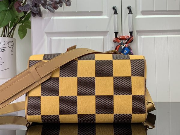 LOUIS VUITTON ダミエポップ スピーディバンドリエール 25 イエロー N40584 ダミエポップキャンバス 超N品 - 画像 (7)