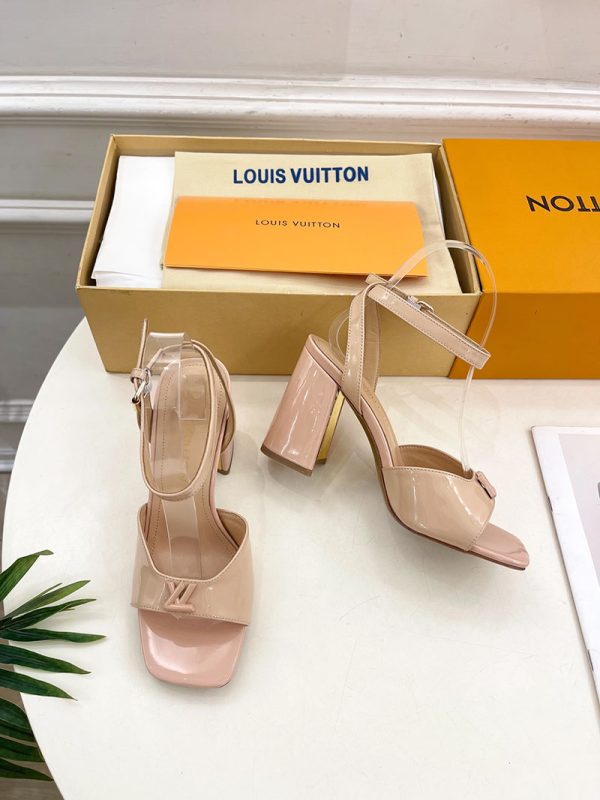 ルイヴィトン 靴 LV スイングサンダル レディース ベージュ 1AGUR6 N品 サンダル ヒール 可愛い - 画像 (7)