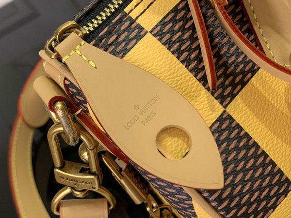 LOUIS VUITTON ダミエポップ スピーディバンドリエール 25 イエロー N40584 ダミエポップキャンバス 超N品 - 画像 (6)