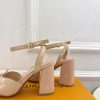 ルイヴィトン 靴 LV スイングサンダル レディース ベージュ 1AGUR6 N品 サンダル ヒール 可愛い - 画像 (4)