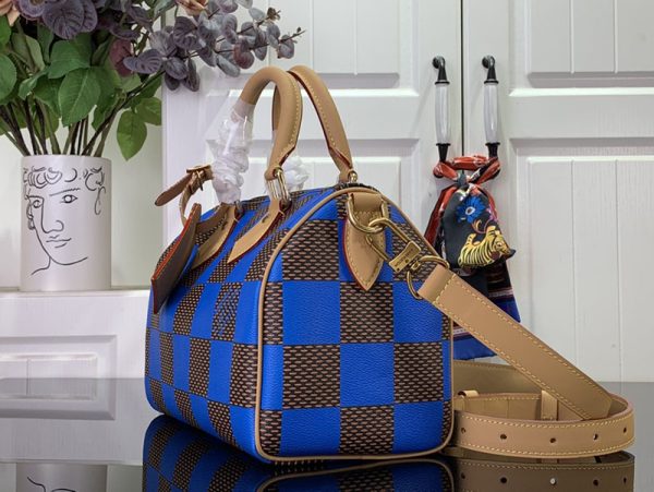 LOUIS VUITTON スピーディ バンドリエール25 ハンドバッグ レディース N40585 ブルー 超N品 - 画像 (9)