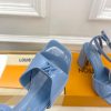 ルイヴィトン 靴 LV スイングサンダル レディース スカイブルー lv303437 N品 サンダル ヒール 可愛い - 画像 (5)