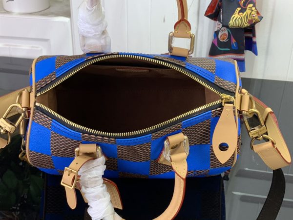LOUIS VUITTON スピーディ バンドリエール25 ハンドバッグ レディース N40585 ブルー 超N品 - 画像 (3)