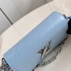 LOUIS VUITTON ツイスト WEST M24566 ルイヴィトン エピ バッグ ハンドバッグ キャンディ ブルー 超N品 - 画像 (5)
