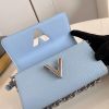 LOUIS VUITTON ツイスト WEST M24566 ルイヴィトン エピ バッグ ハンドバッグ キャンディ ブルー 超N品 - 画像 (4)