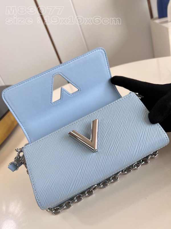 LOUIS VUITTON ツイスト WEST M24566 ルイヴィトン エピ バッグ ハンドバッグ キャンディ ブルー 超N品 - 画像 (4)