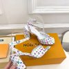 ルイヴィトン 靴 LV スイングサンダル レディース マルチカラー lv303440 N品 サンダル ヒール 可愛い - 画像 (7)