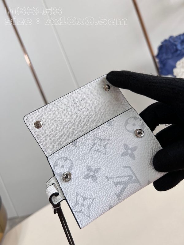 LOUIS VUITTON カードケース ポルト カルト オンストラップ モノグラムキャンバス lv301441 ホワイト 超N品 ヴィトン カードケース 財布代わり - 画像 (5)
