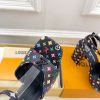 ルイヴィトン 靴 LV スイングサンダル レディース マルチカラー lv303441 N品 ヒール サンダル 歩きやすい ブランド - 画像 (5)