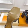 ルイヴィトン 靴 LV スイングサンダル レディース マルチカラー lv303441 N品 ヒール サンダル 歩きやすい ブランド - 画像 (2)