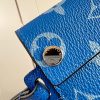 LOUIS VUITTON カードケース ポルト カルト オンストラップ モノグラムキャンバス M83154 コインケース ブルー - 画像 (7)